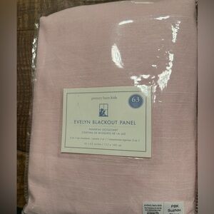 Pottery Barn Kids Evelyn blackout panel light pink